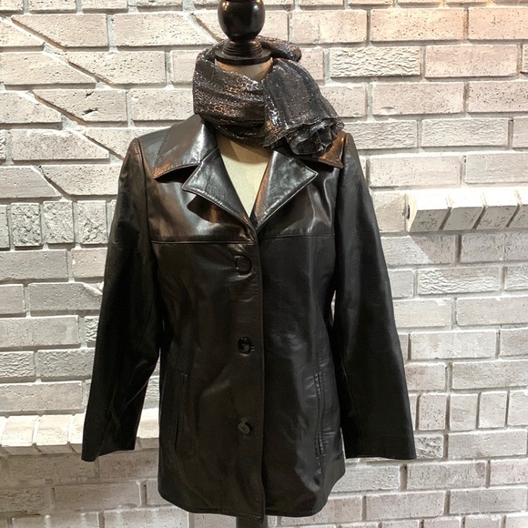 🇨🇦Viktor Sabo Genuine Leather Jacket Made in Canada 🇨🇦 - Picture 2 of 7